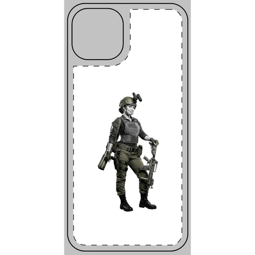 Tactical military iPhone skin – back view