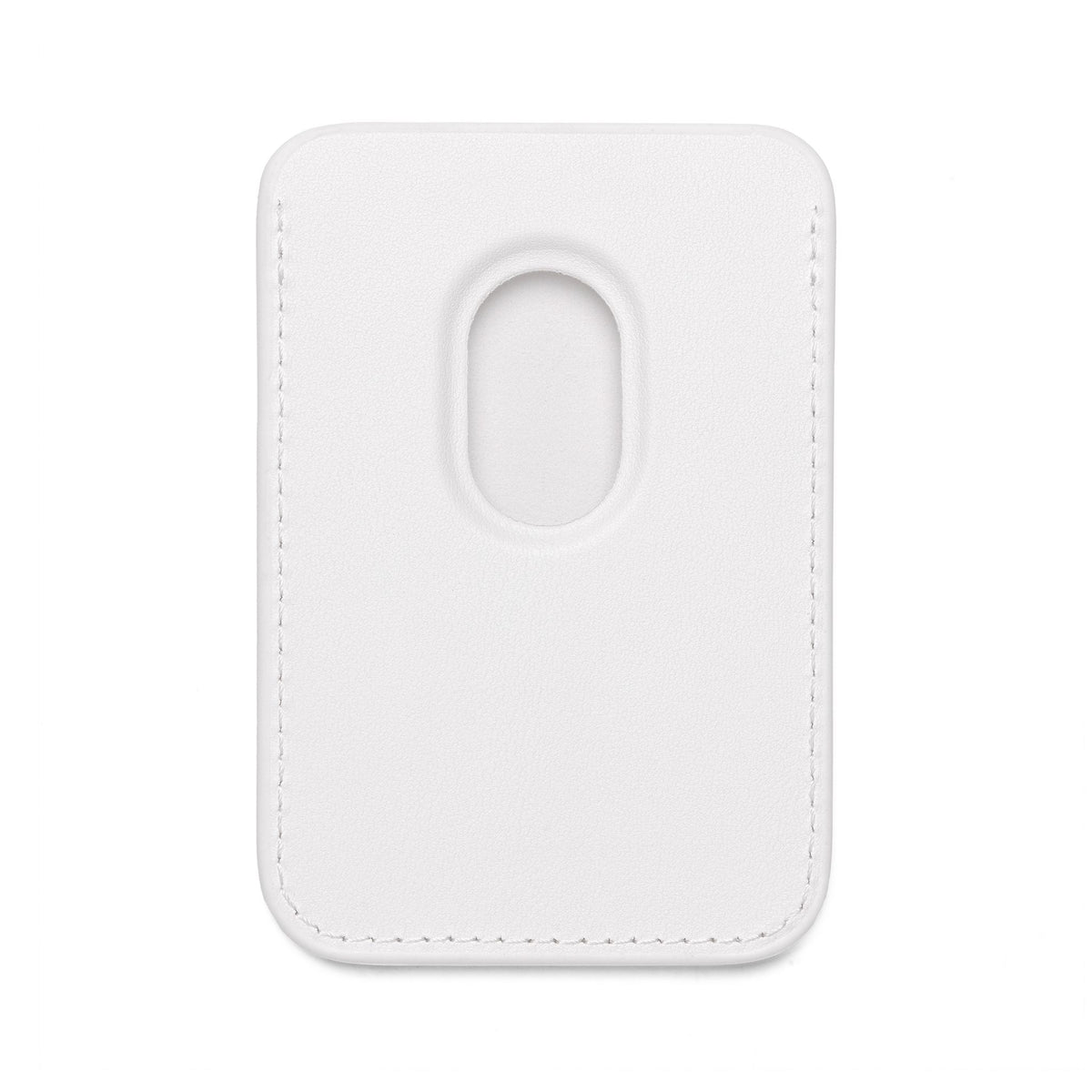 Slim MagSafe wallet attached to the back of an iPhone