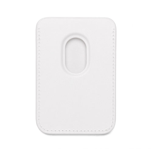 Slim MagSafe wallet attached to the back of an iPhone