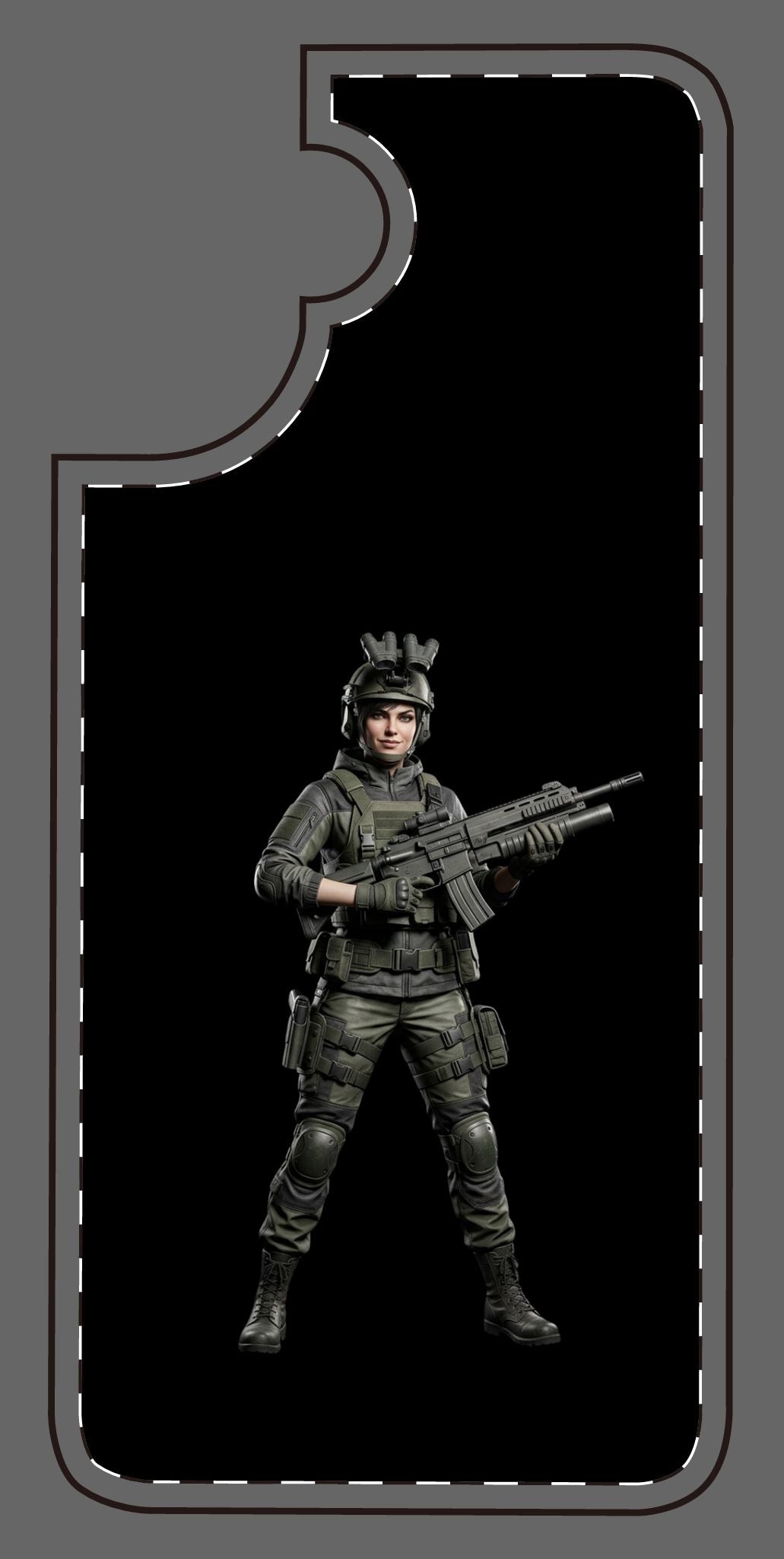 Tactical soldier phone case – colour option