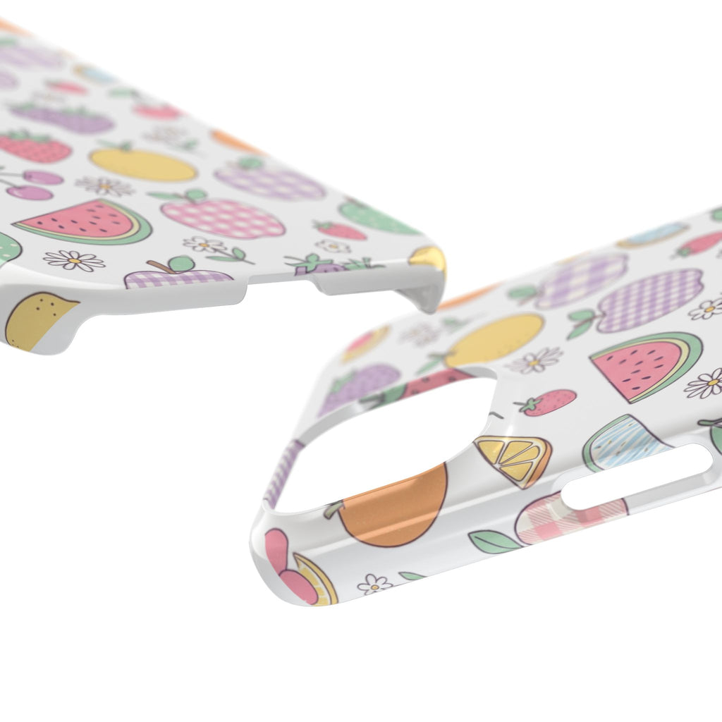 Pastel fruit slim iPhone case – gift idea