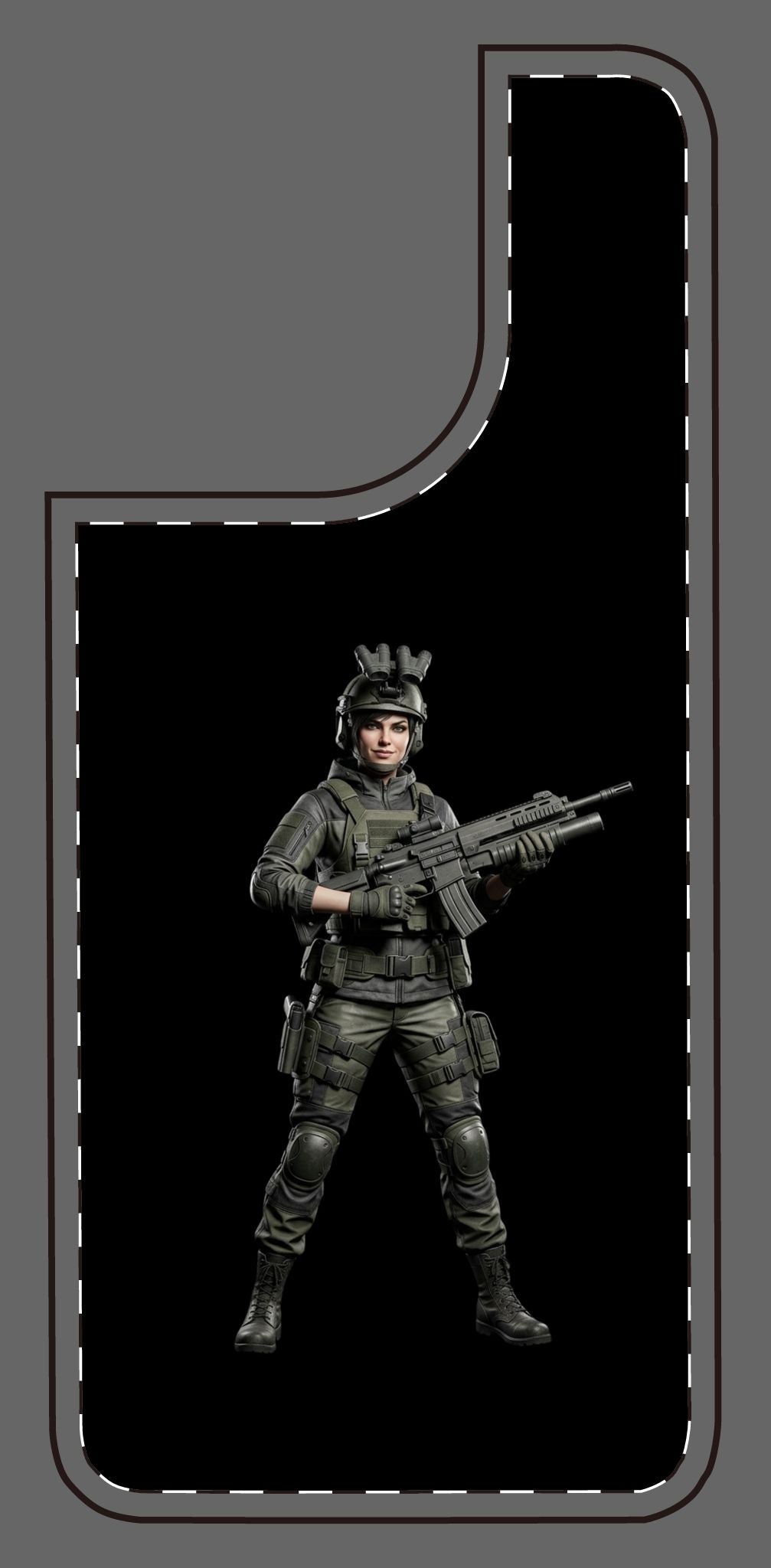 Tactical soldier phone case – colour option