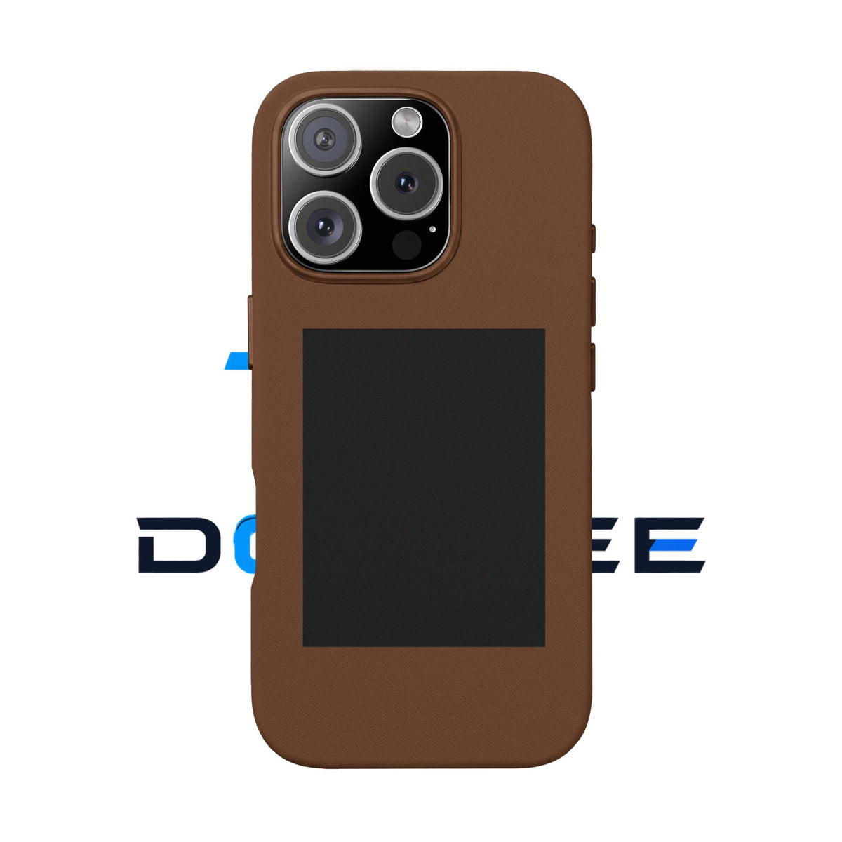 The Classic Case — Engraved Vegan Leather Phone Case