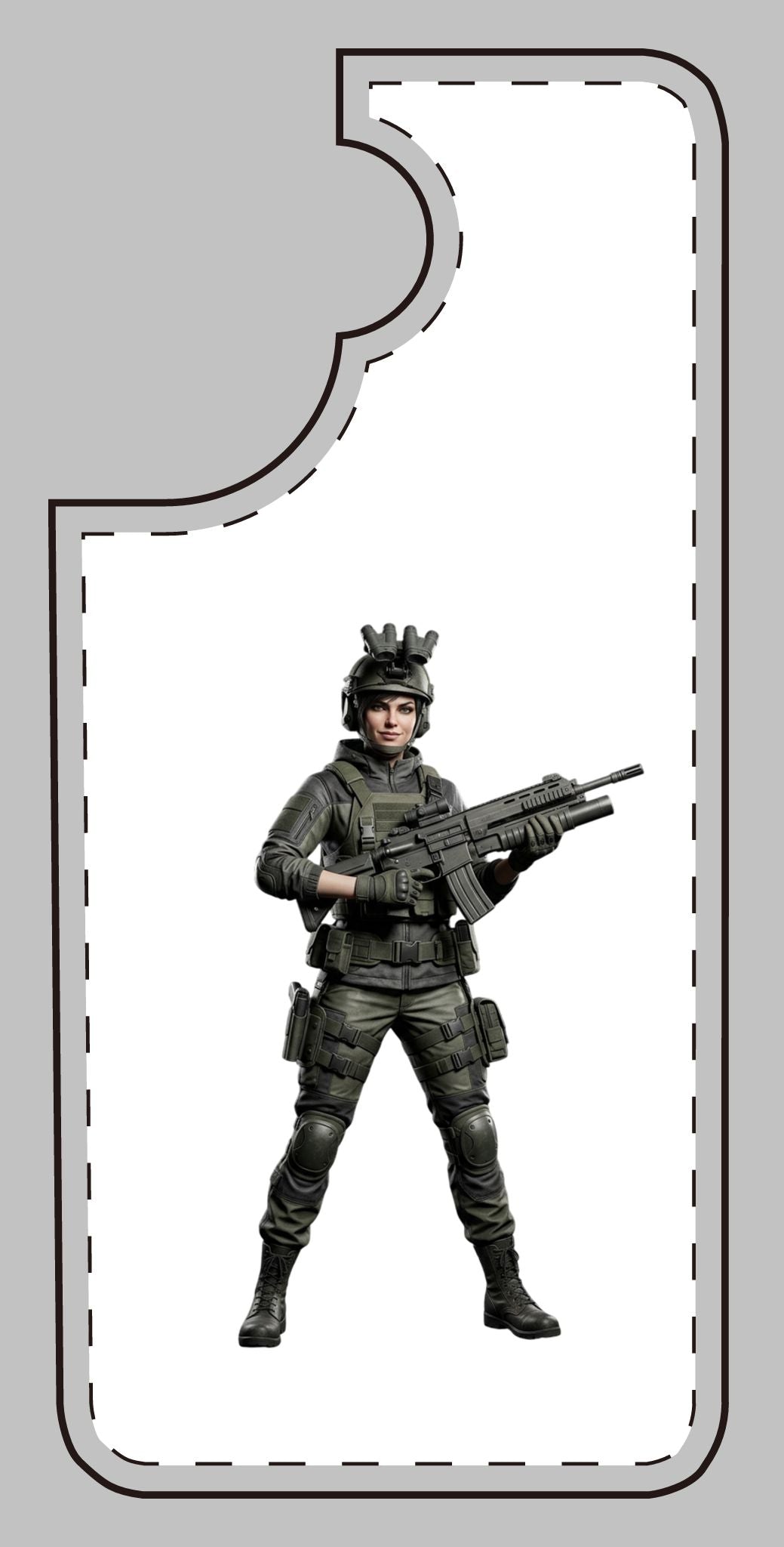 Tactical soldier phone case – colour option
